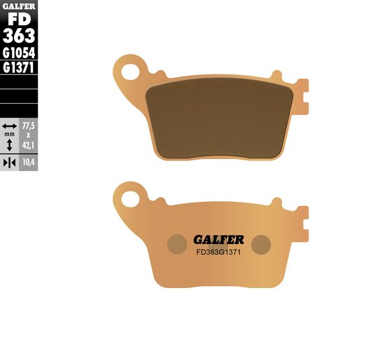 FD363G1371 GALFER hh sintered brake pads