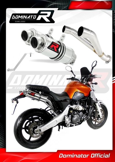 YA090DST-S Dominator exhaust silencer round