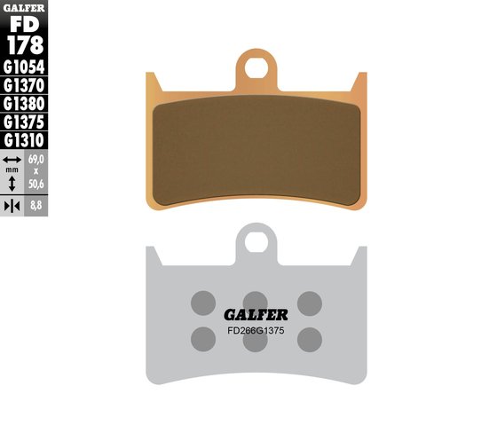 FD178G1375 GALFER sport sinter brake pad