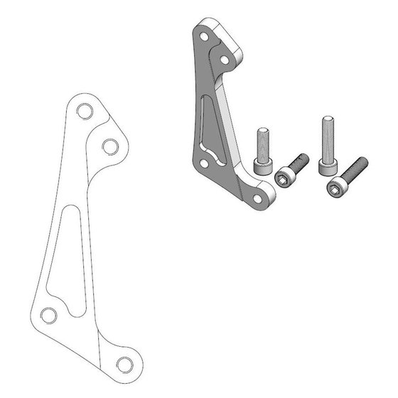 211104 MOTO-MASTER brake caliper relocation bracket