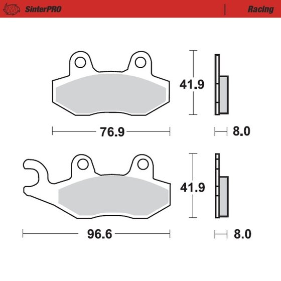 091911 MOTO-MASTER sintered metal racing brake pads