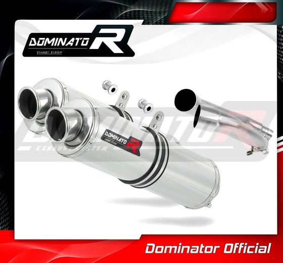 HO017DST-S Dominator exhaust silencer round