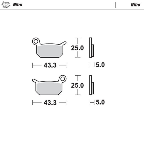 094721 MOTO-MASTER nitro offroad brake pad