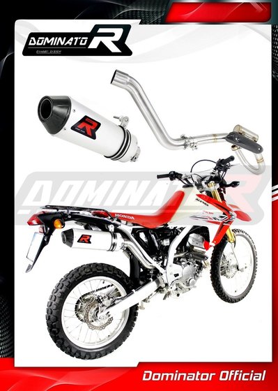 HO056DG-S Dominator exhaust silencer mx2 + head pipe powerbomb