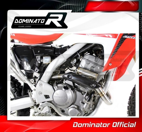 HO056DG-S Dominator exhaust silencer mx2 + head pipe powerbomb