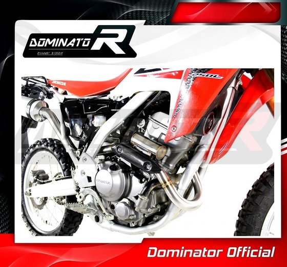 HO056DG-S Dominator exhaust silencer mx2 + head pipe powerbomb