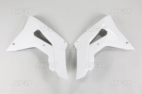 HO04682#041 UFO white radiator covers for honda crf450r (2017-2020)