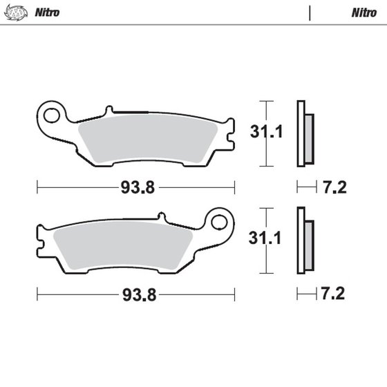 094921 MOTO-MASTER nitro offroad brake pad