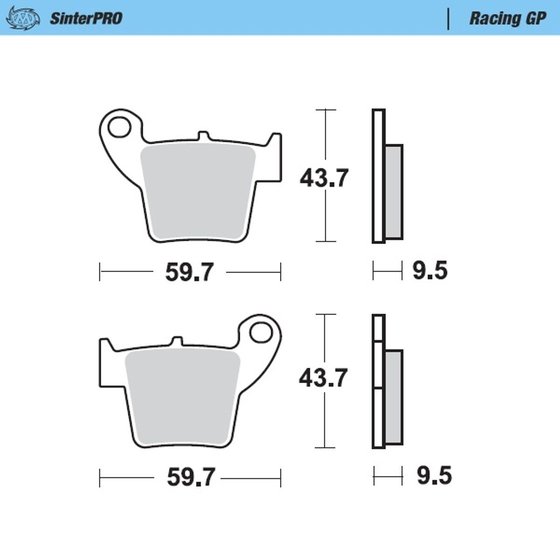 094312 MOTO-MASTER racing brake pads