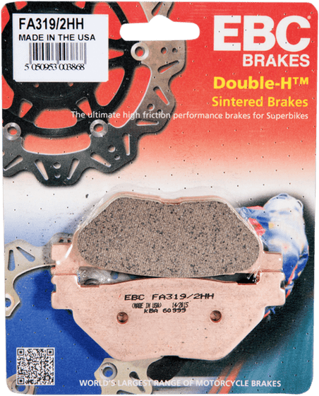 FA319/2HH EBC usa made double-h series sintered brake pads