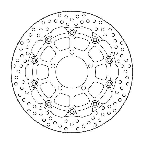 112261 MOTO-MASTER halo racing brake disc