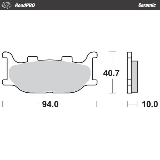 403804 MOTO-MASTER ceramic brake pad