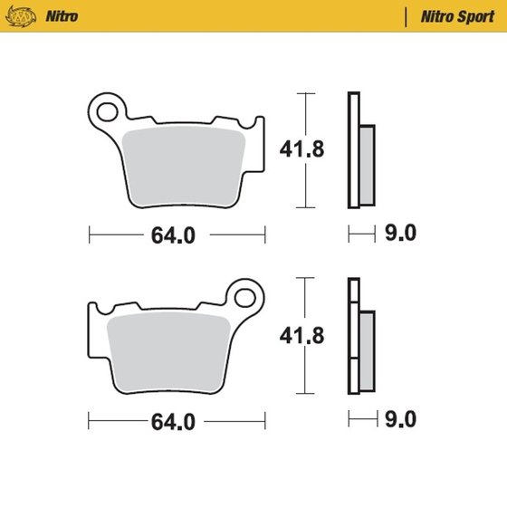 094422 MOTO-MASTER nitro sport brake pad