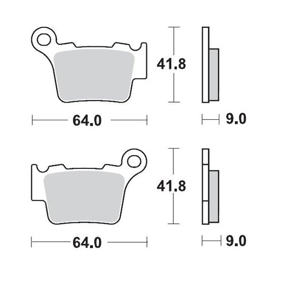 094421 MOTO-MASTER nitro offroad brake pad