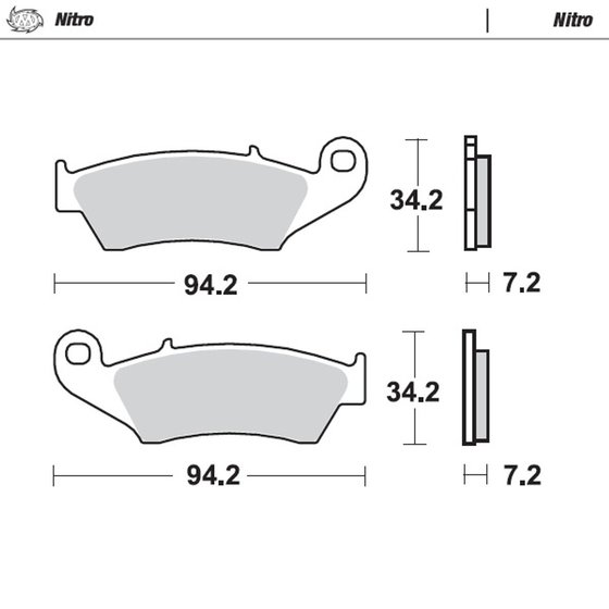 093421 MOTO-MASTER nitro offroad brake pad