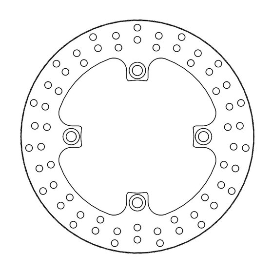 235-110474 MOTO-MASTER moto-master halo brakedisc rear honda: cbf500/abs, cbf600n/s/abs, hornet 600, cb