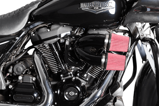 170-0567A S&S CYCLE black air cleaner for 2017+ harley davidson m8 models