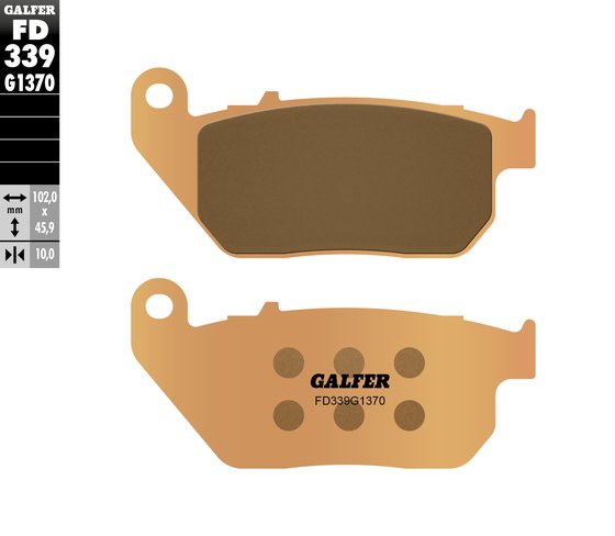 FD339G1370 GALFER sintered ceramic brake pads