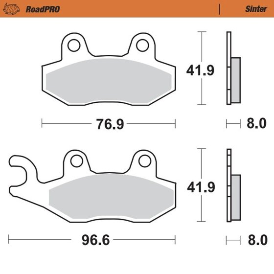 401303 MOTO-MASTER scooter brake pad