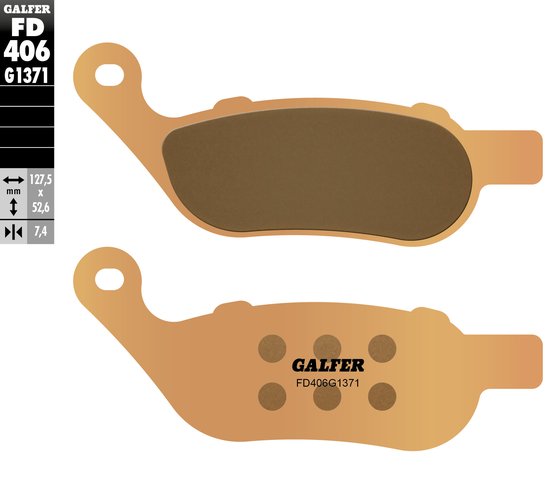 FD406G1371 GALFER sintered ceramic brake pads