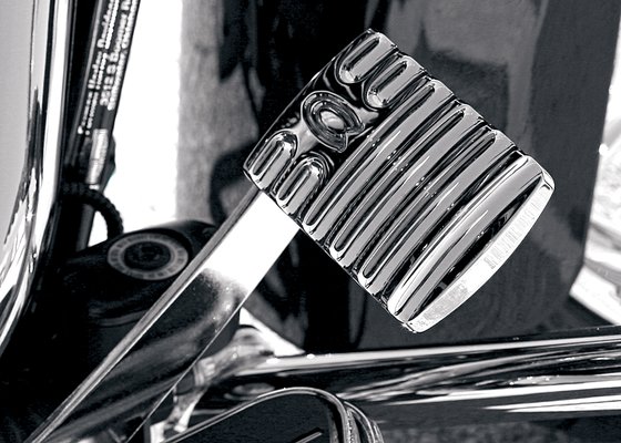 C1042-C COVINGTONS finned chrome brake pedal