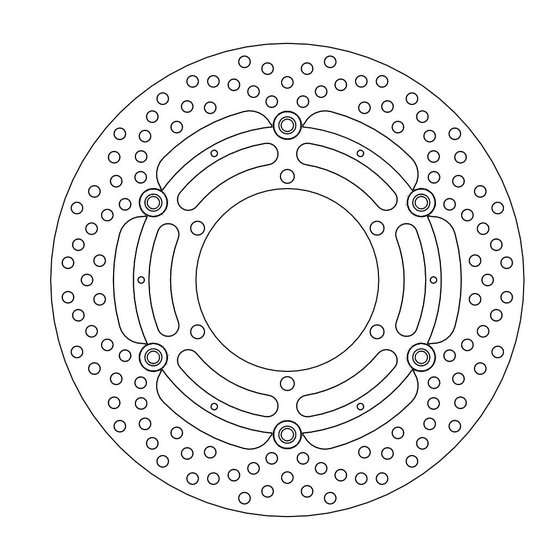 112158 MOTO-MASTER halo floating brake rotor