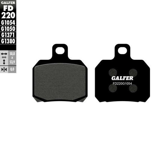 FD220G1054 GALFER semi-metal brake pad