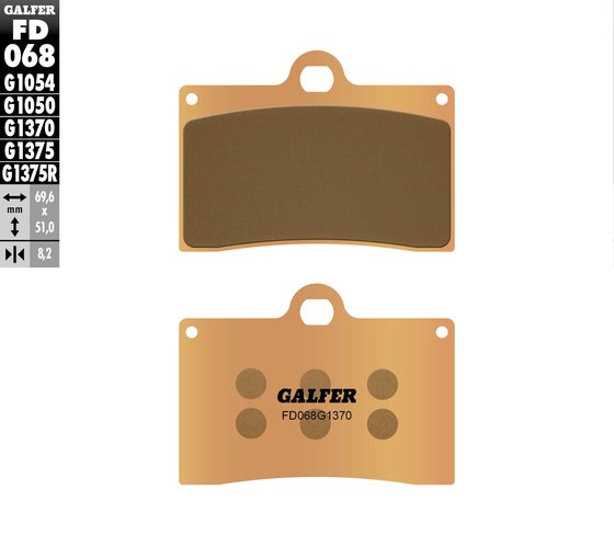 FD068G1370 GALFER sintered metal brake pad