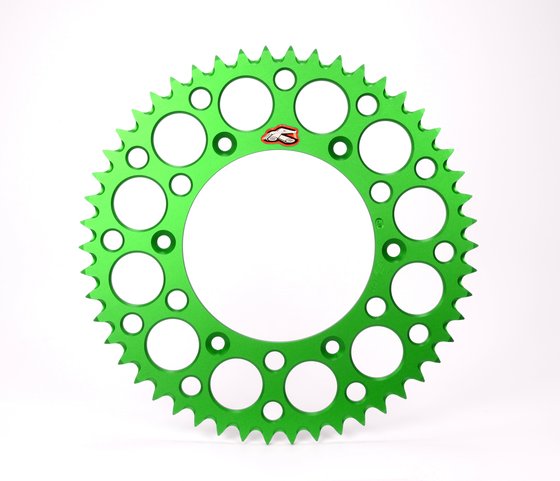 112U-520-49GEGN RENTHAL aluminum rear sprocket - 49 teeth green