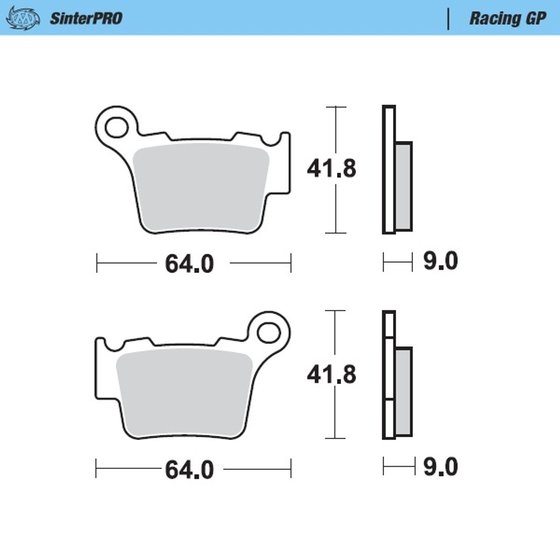 094412 MOTO-MASTER racing brake pads