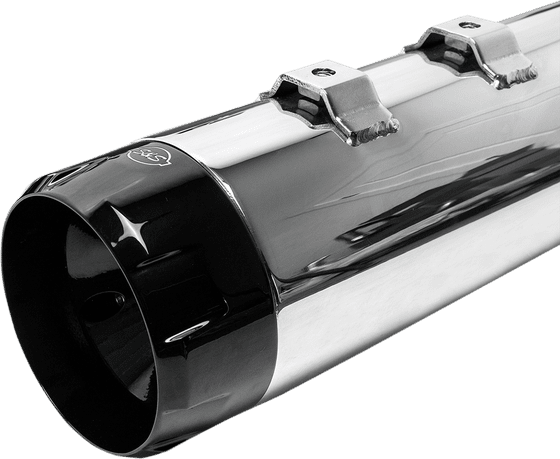 550-0619 S&S CYCLE mk45 slip-on muffler with thruster end cap