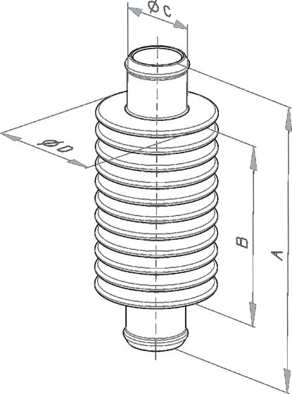 09.036.0.SI KITE inline heat exchanger