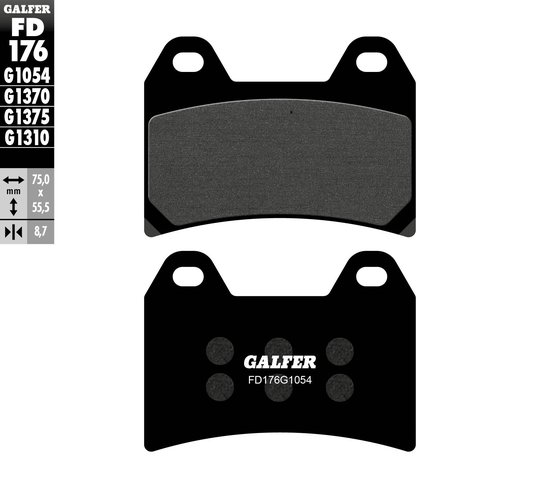 FD176G1054 GALFER semi-metal brake pad