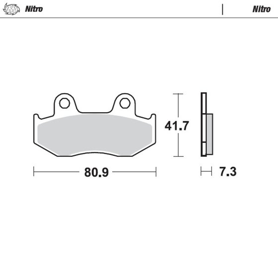 090421 MOTO-MASTER nitro offroad brake pad