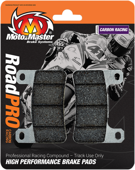 406906 MOTO-MASTER carbon racing brake pads