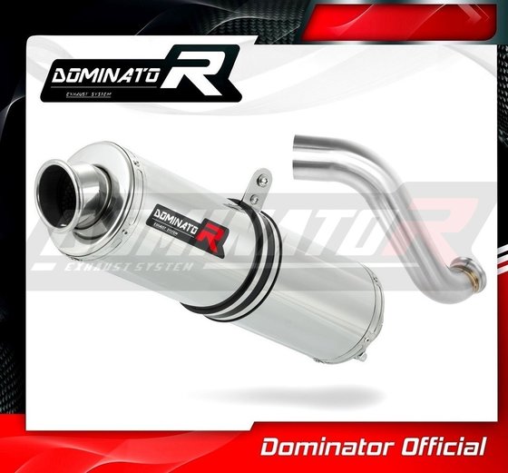 KT014DST-S Dominator exhaust silencer round