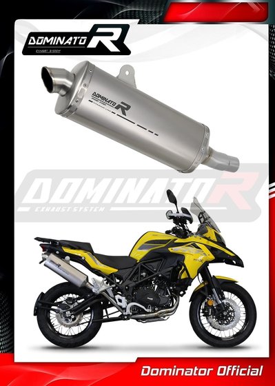 BE004DET-S Dominator exhaust silencer muffler titanium p7