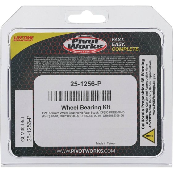 25-1256 All Balls wheel bearing kit rear