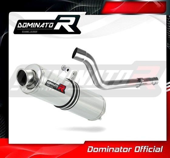 SU034DST-S Dominator exhaust silencer round