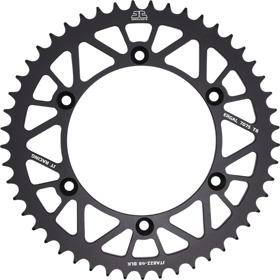 JTA822BLK JT Sprockets racelite aluminium rear race sprocket