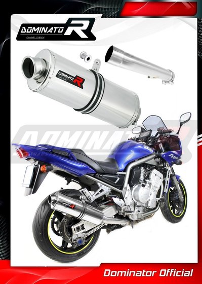 YA019DA-S Dominator exhaust silencer oval