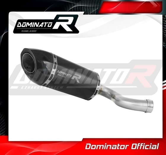 BE002DFBL-S Dominator exhaust silencer muffler hp5 black