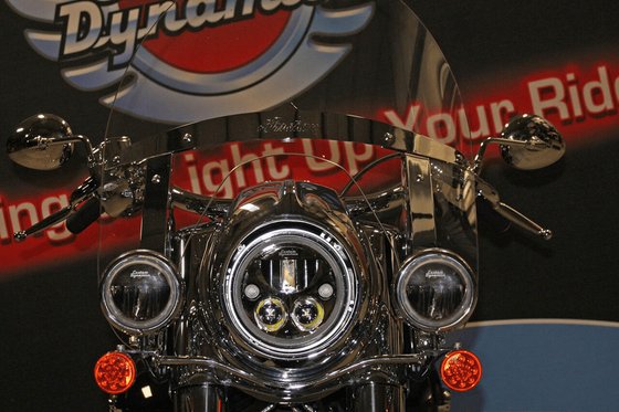 CDTB-7-IF-B CUSTOM DYNAMICS 7'' led headlight for indian (black)