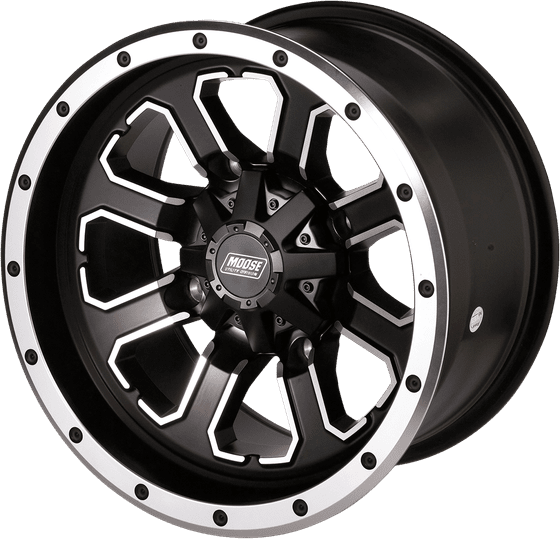 548MO128110MBMF4 MOOSE UTILITY DIVISION 12x8 wheel with 4/110 bolt pattern and 4+4 offset