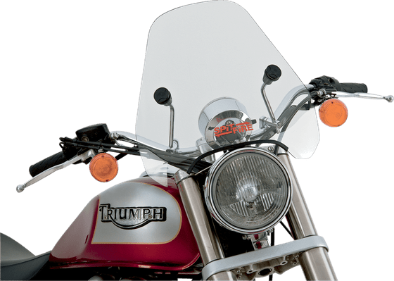 S-06-CHR-C SLIPSTREAMER sport windshield s-06 spitfire clear - 15"