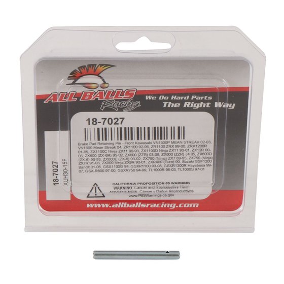 18-7027 All Balls brake pad retaining pin - front