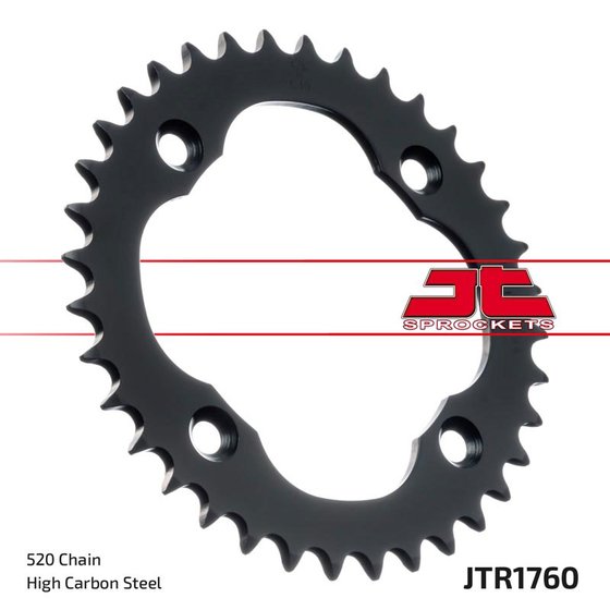 JTR1760 JT Sprockets steel rear sprocket