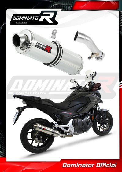 HO072DST-S Dominator exhaust silencer round