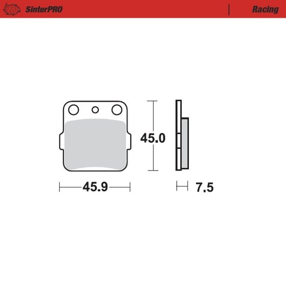 091411 MOTO-MASTER sintered metal racing brake pads