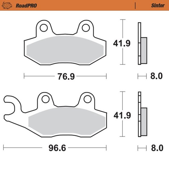 410501 MOTO-MASTER sintered front brake pad